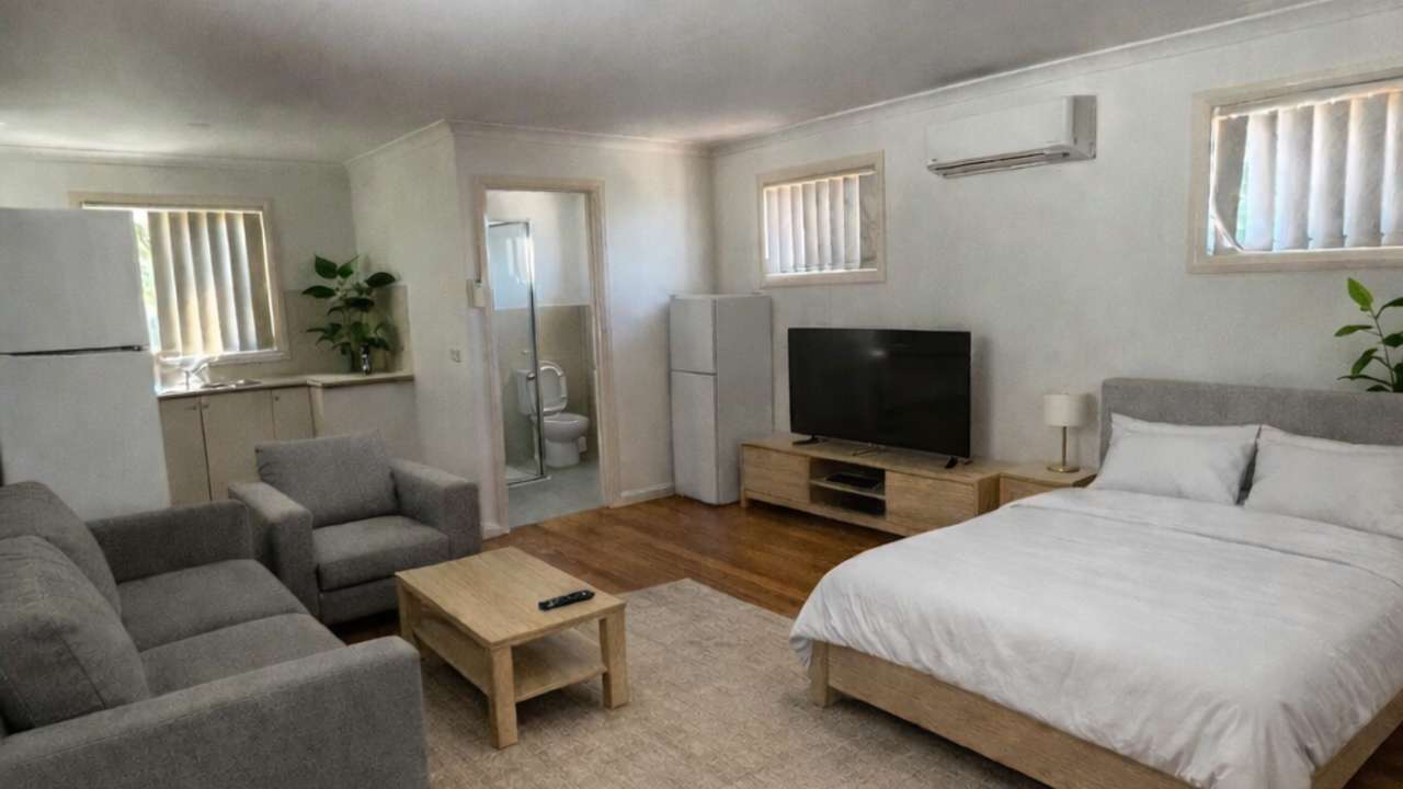 Unfurnished room studio flat for rent