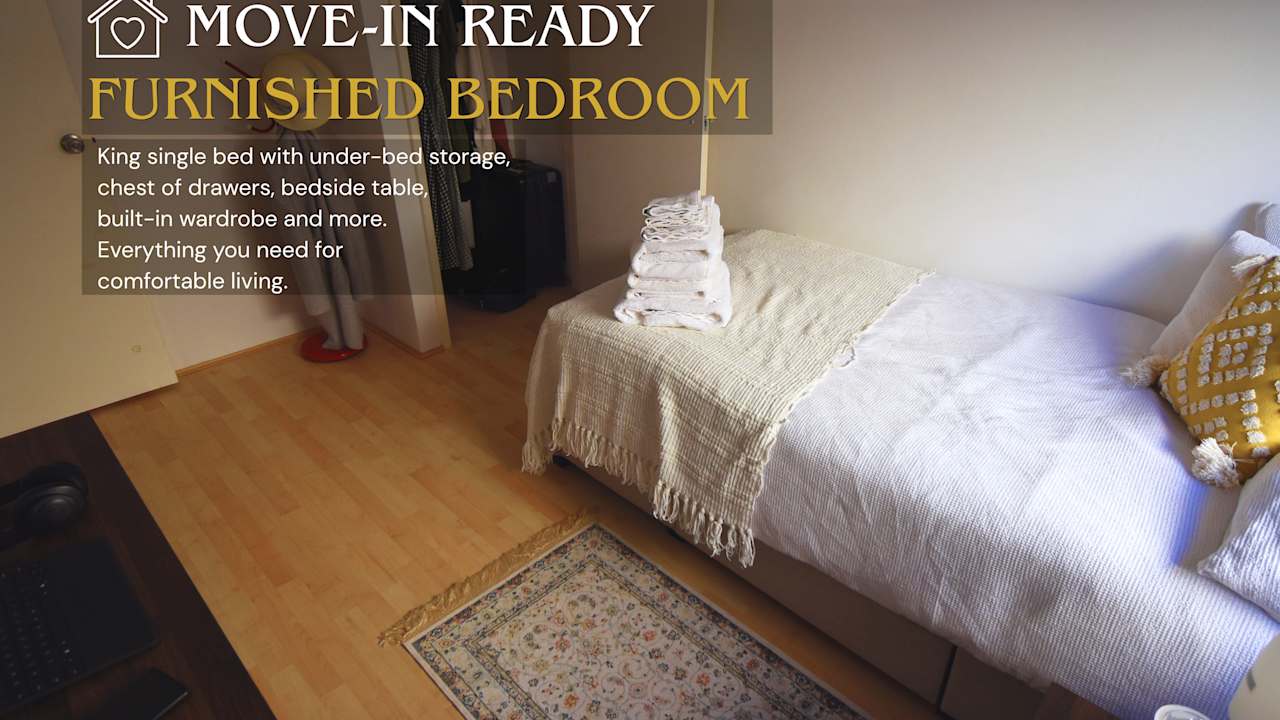 Furnished room in a share house