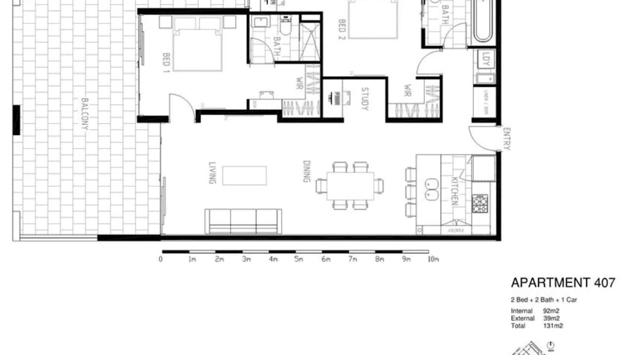 Unfurnished room with own bathroom