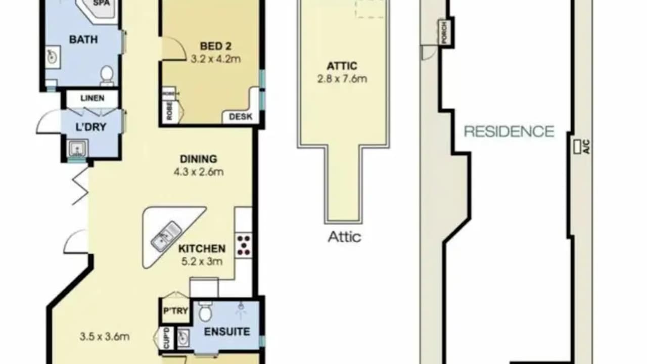 Furnished room in a share house