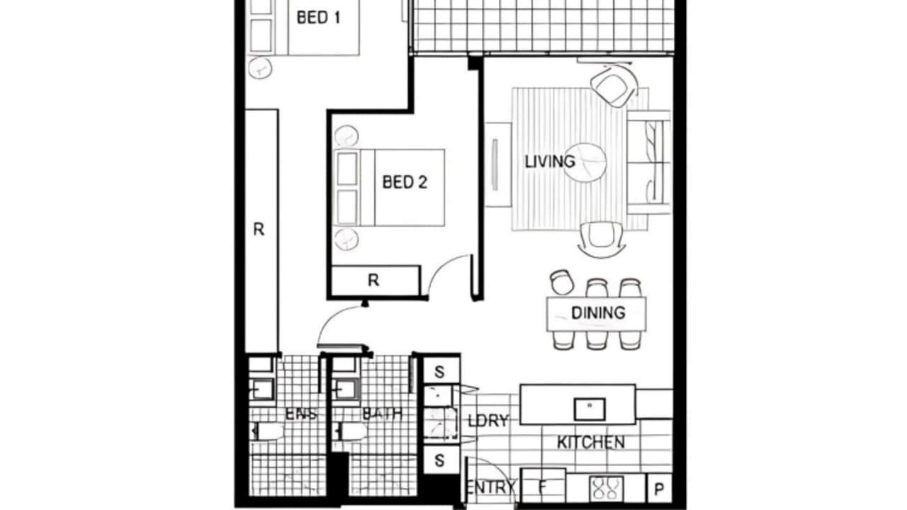 Whole property with 2 rooms for rent