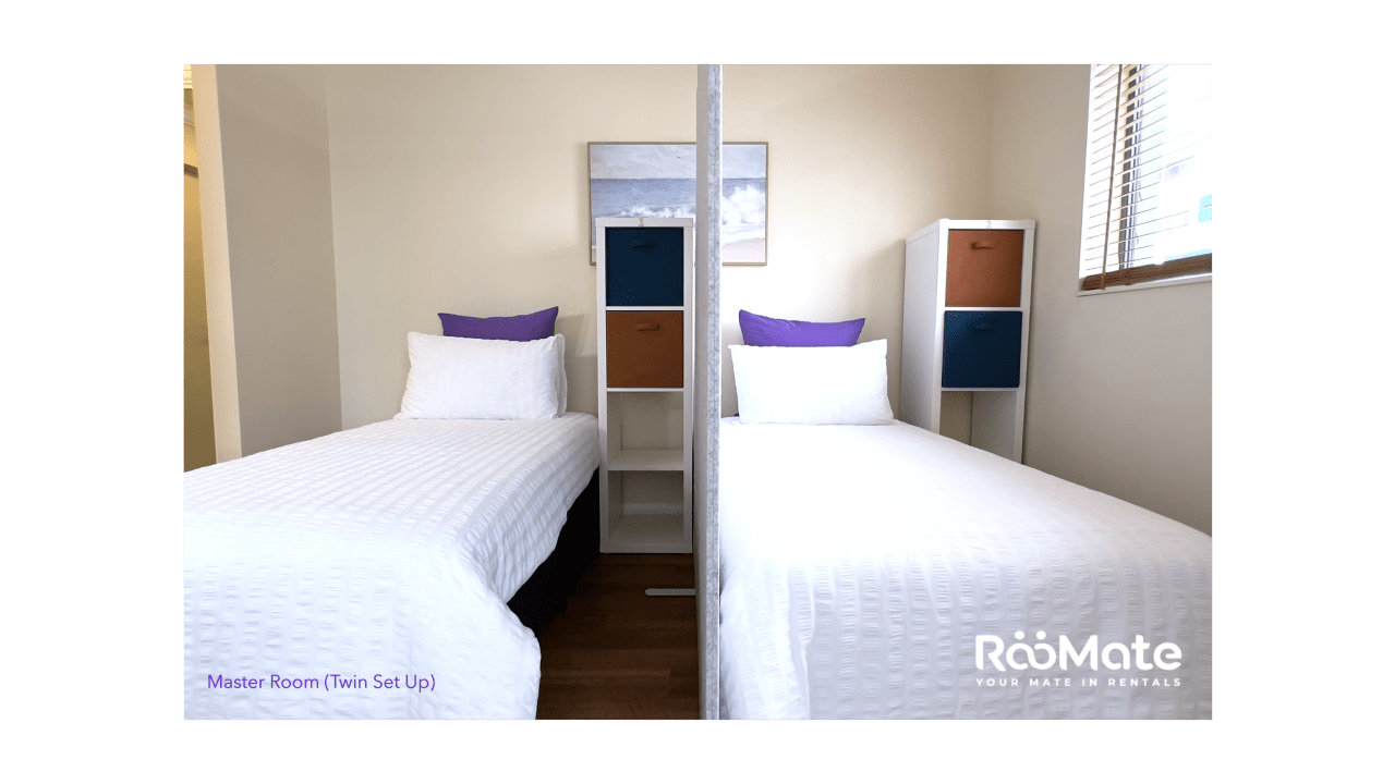 Furnished room with ensuite in a flatshare