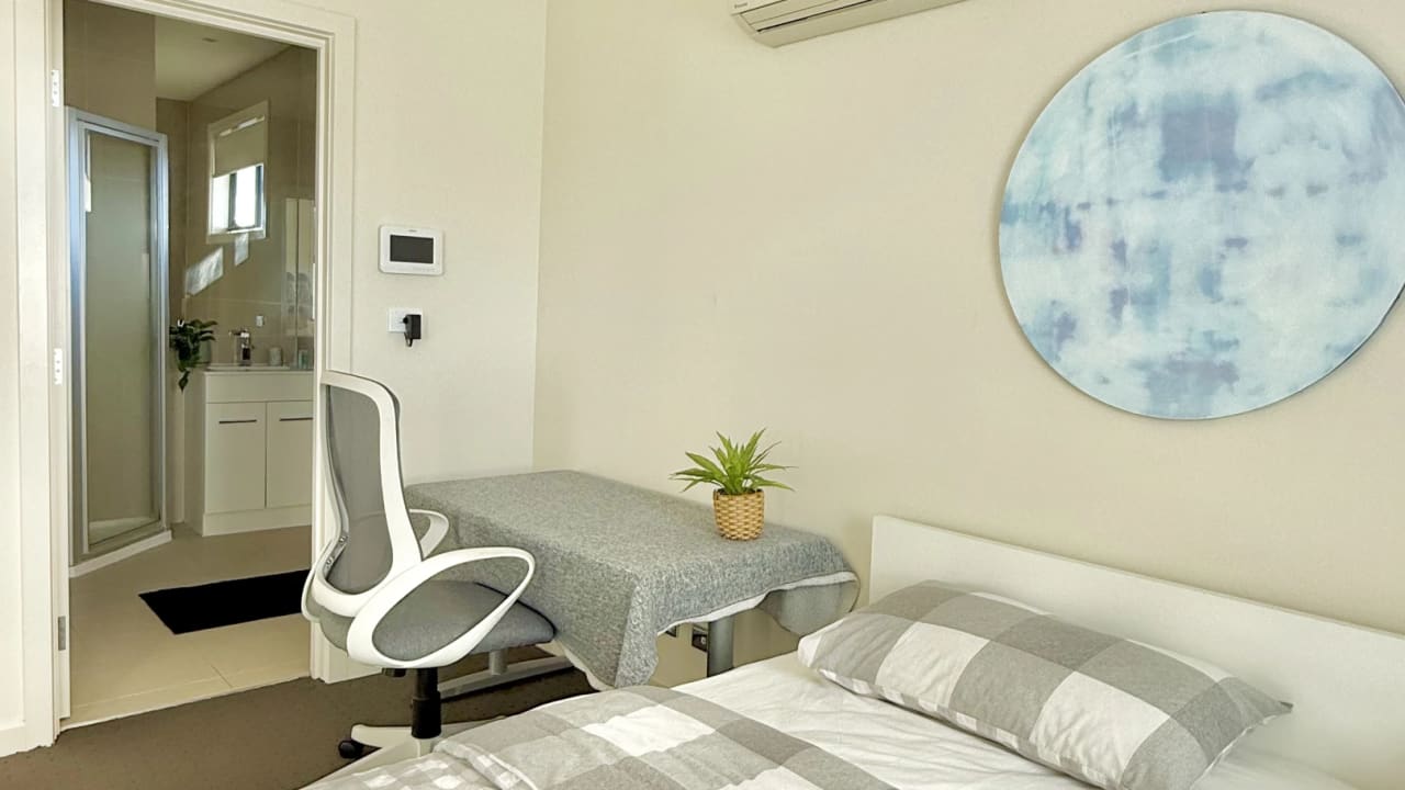 Furnished room with ensuite in a share house