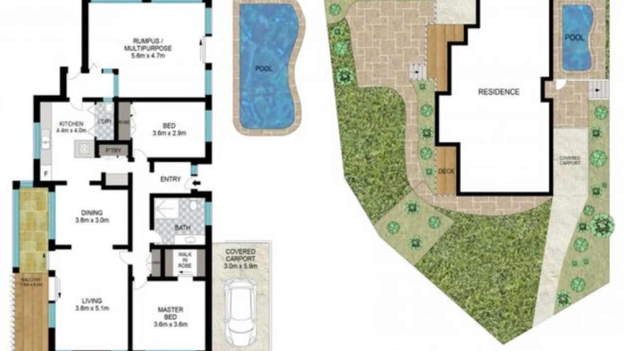 Unfurnished room in a share house