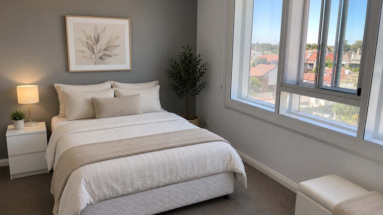 Furnished room with ensuite in a flatshare