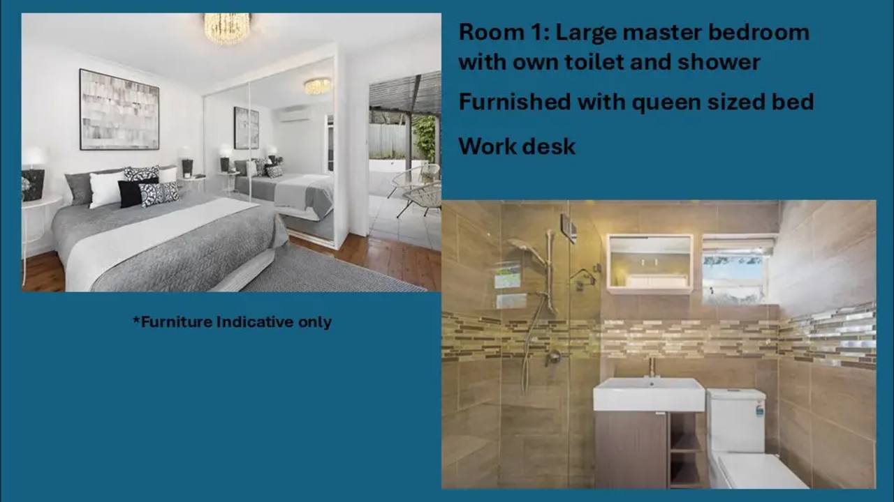Furnished room with own bathroom