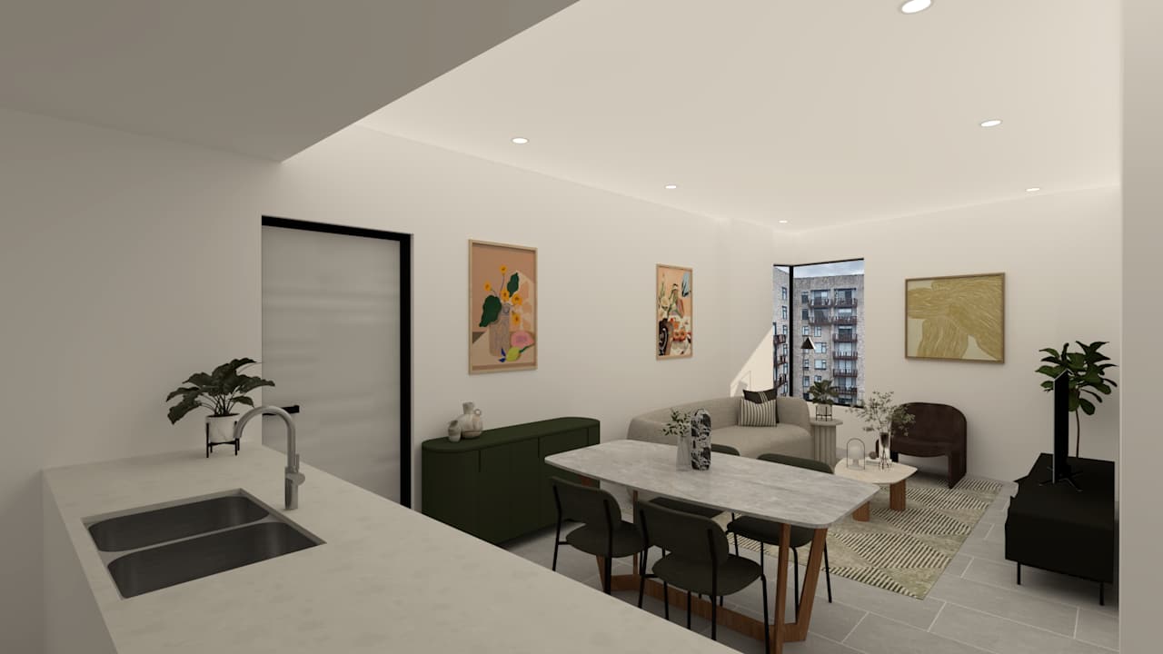 One bed flat for rent