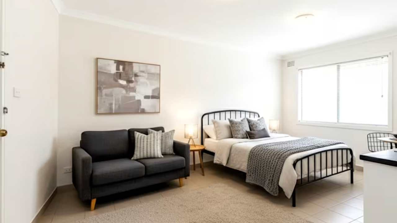 Furnished room studio flat for rent