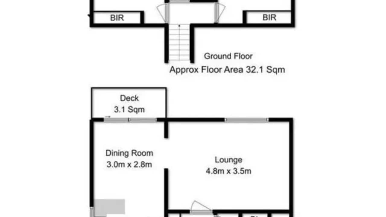 Unfurnished room in a flatshare