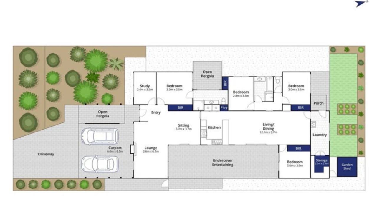 Unfurnished room in a share house