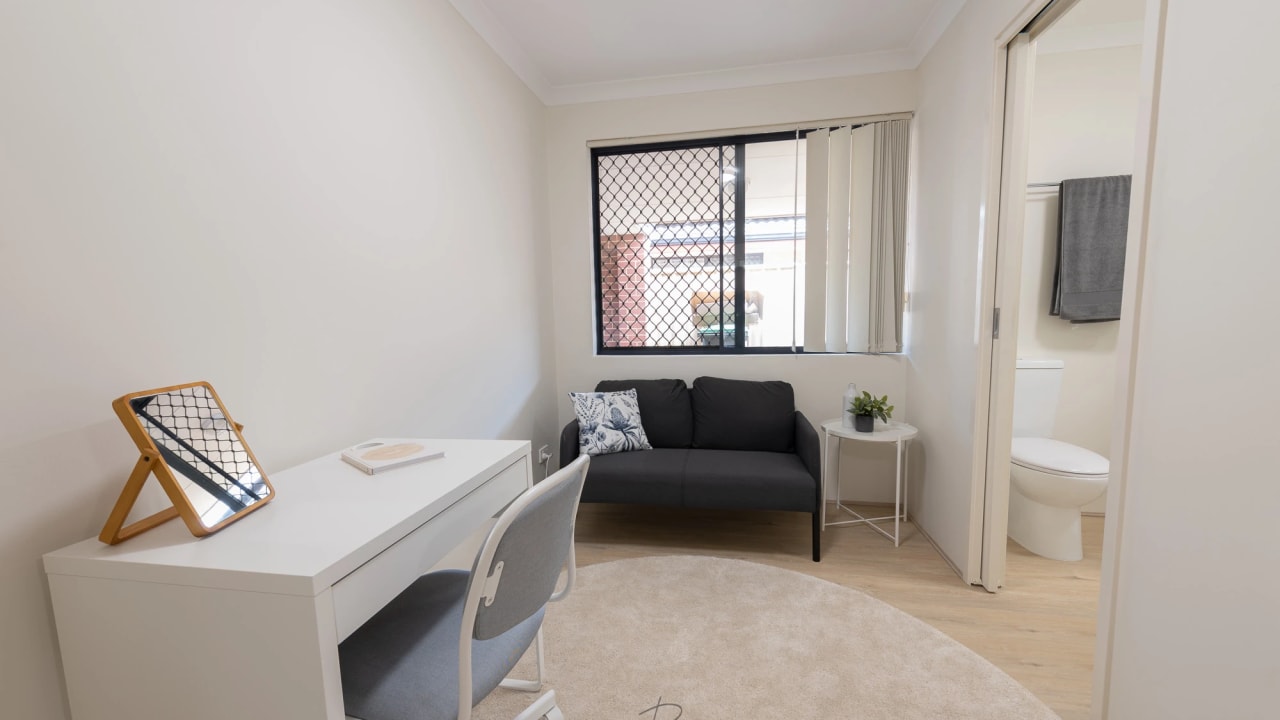 Furnished room with ensuite in a share house