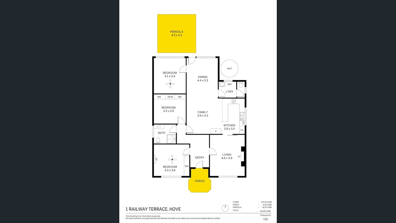 Unfurnished room in a share house