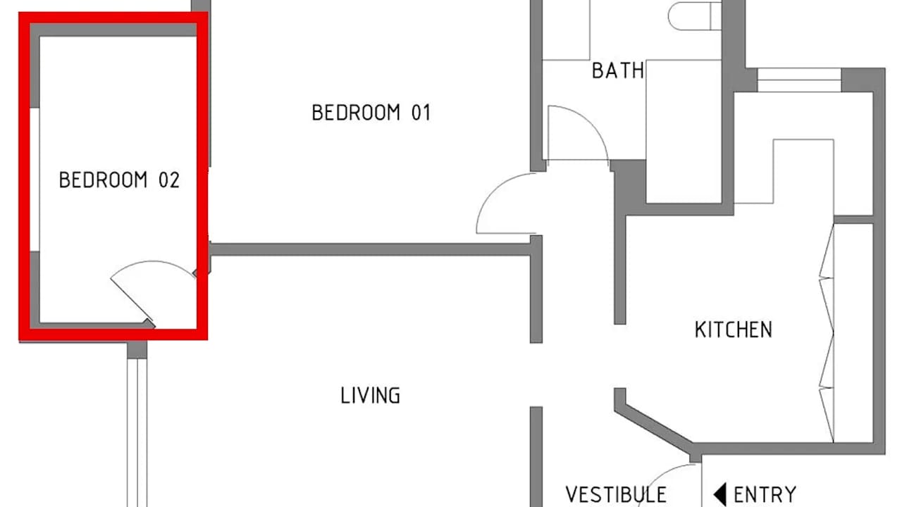 Furnished room in a flatshare