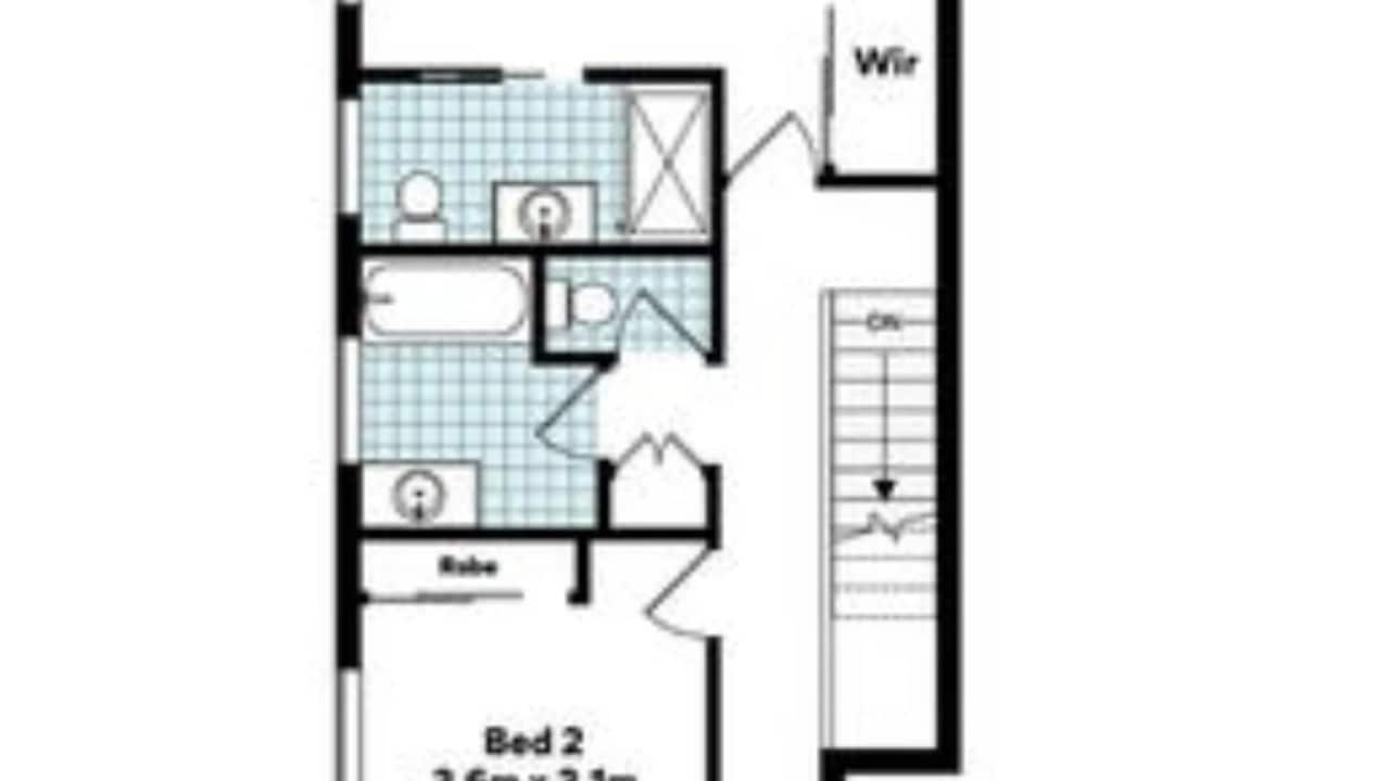 Unfurnished room in a share house