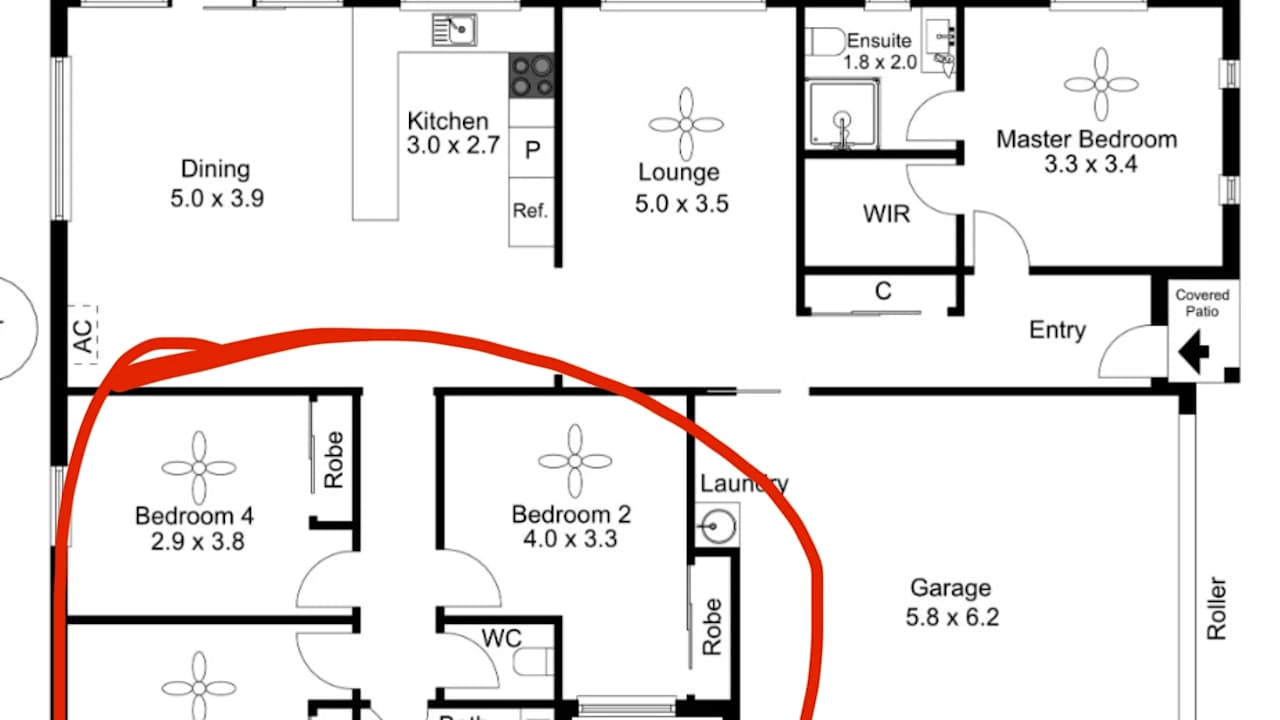 Furnished room in a share house