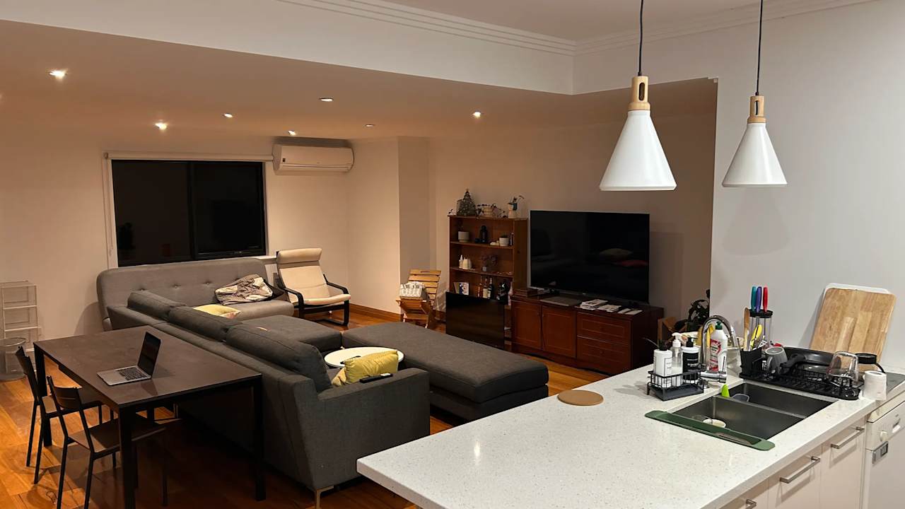 Unfurnished room with own bathroom