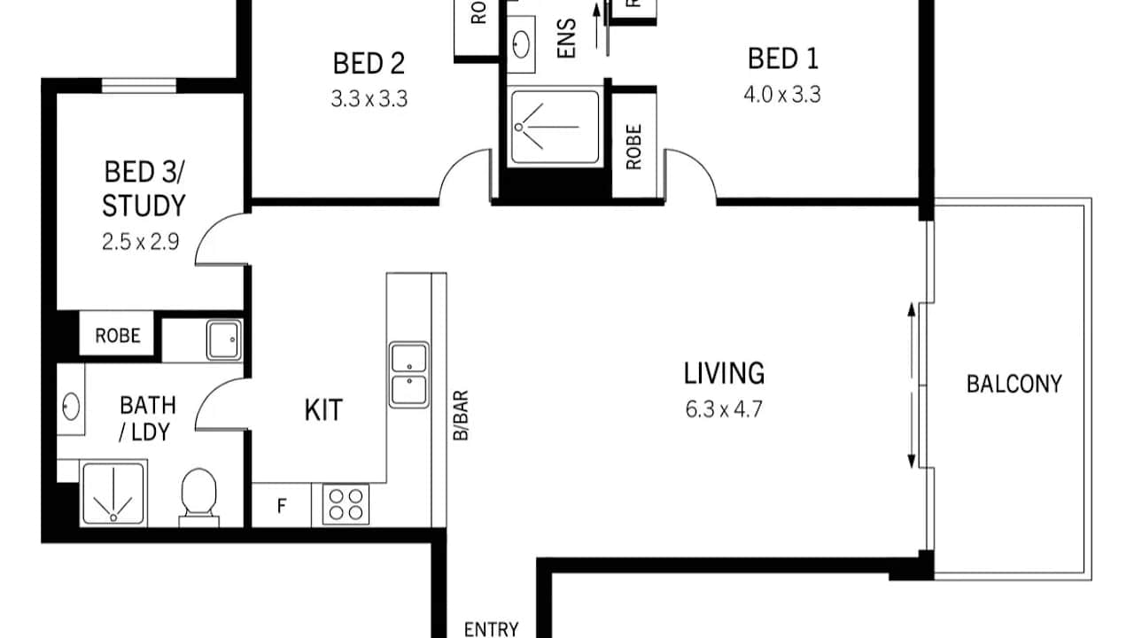 Furnished room in a flatshare