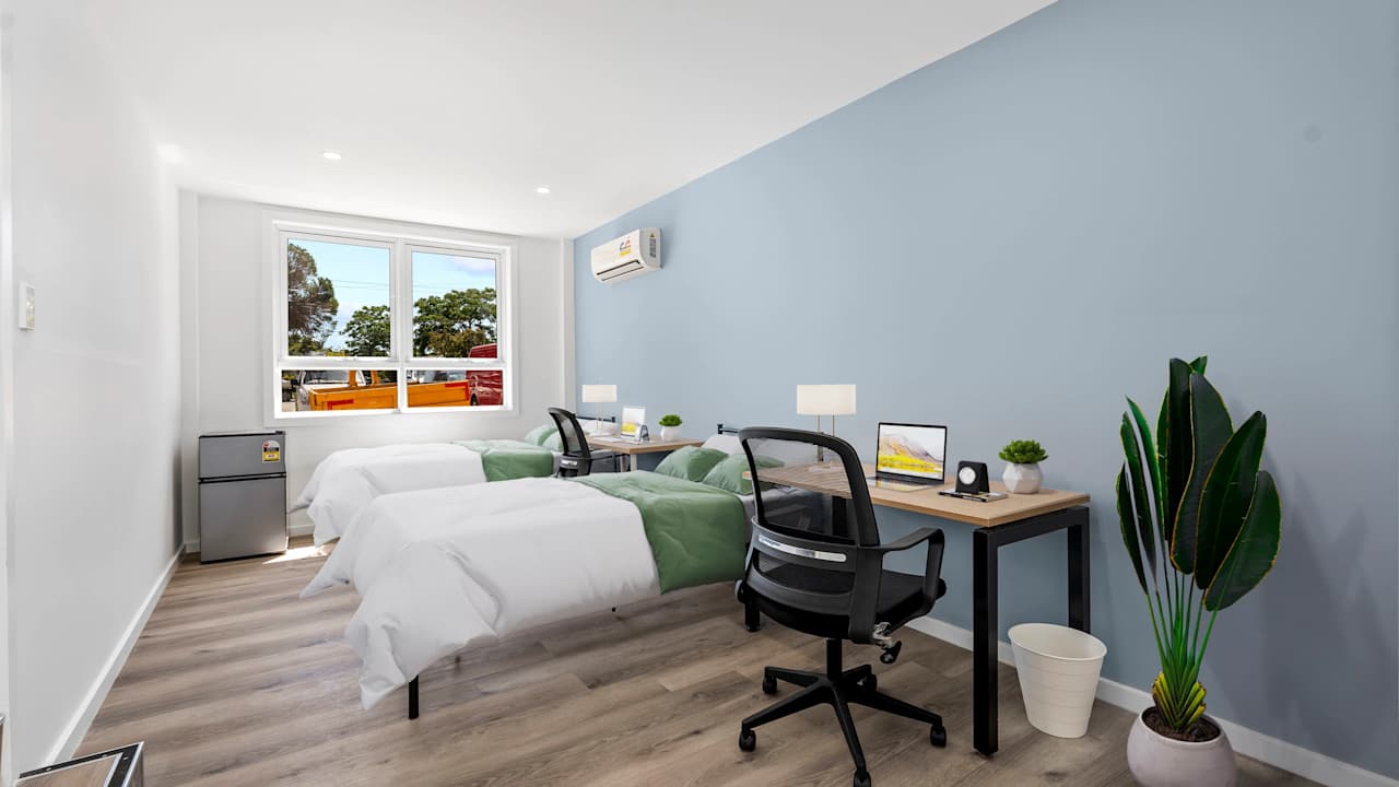 Furnished room with ensuite in a share house