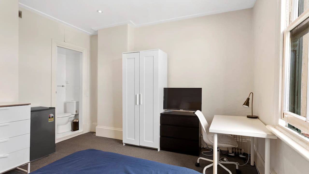 Furnished room with ensuite in a share house