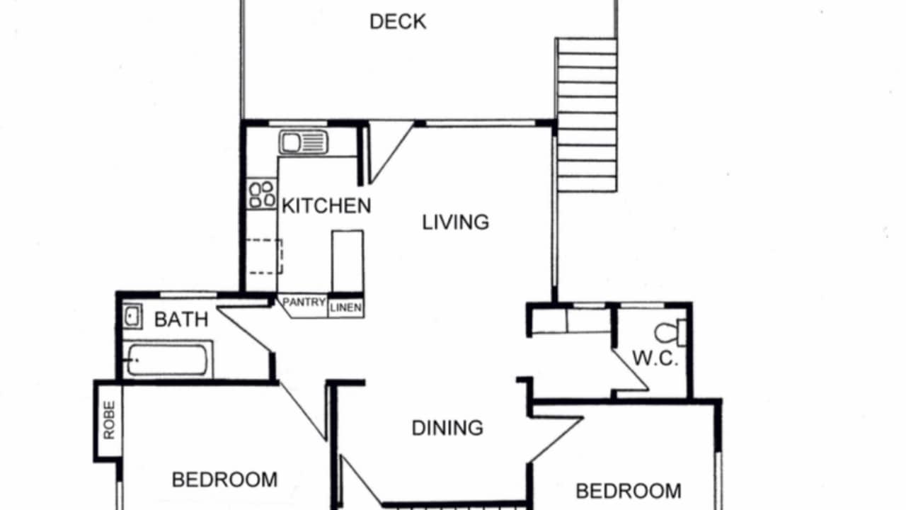 Unfurnished room in a share house