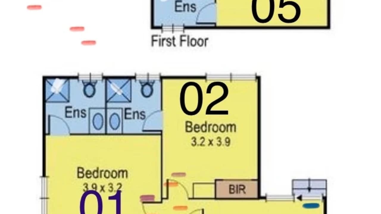 Furnished room with ensuite in a share house