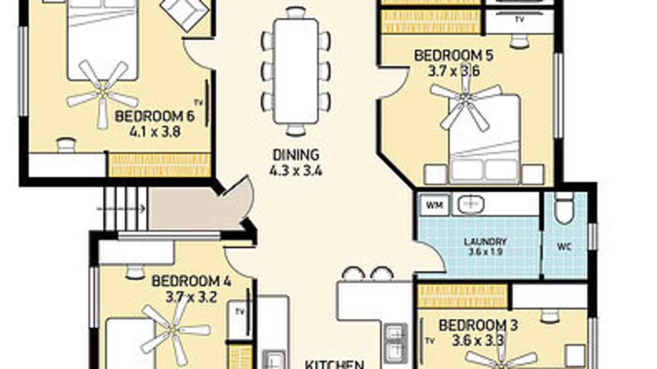 Furnished room in a share house