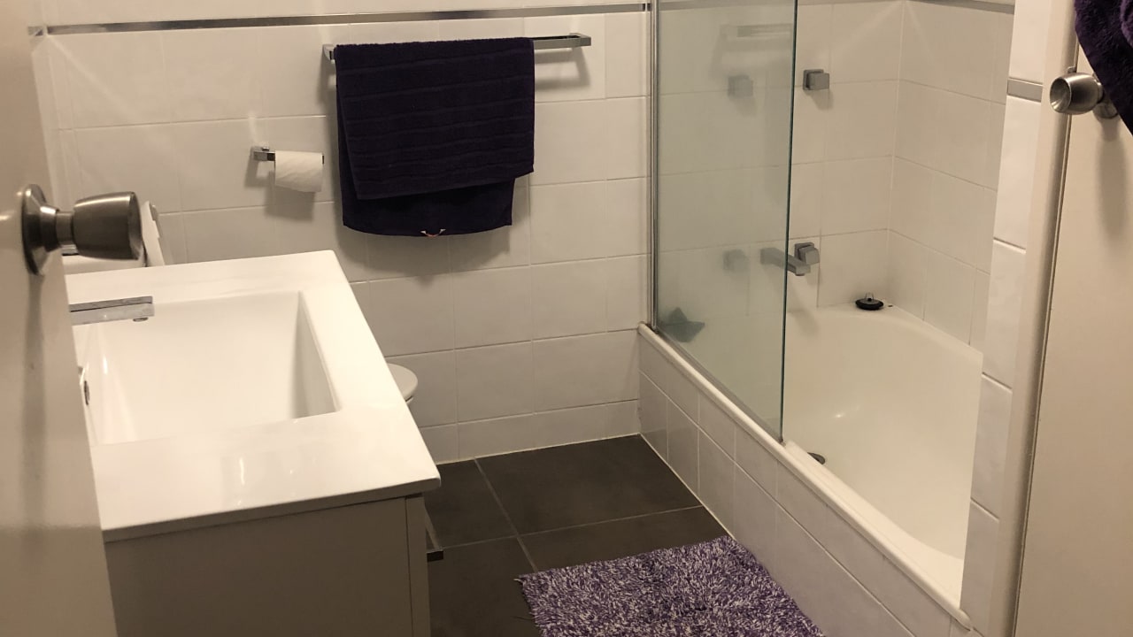 Unfurnished room with own bathroom