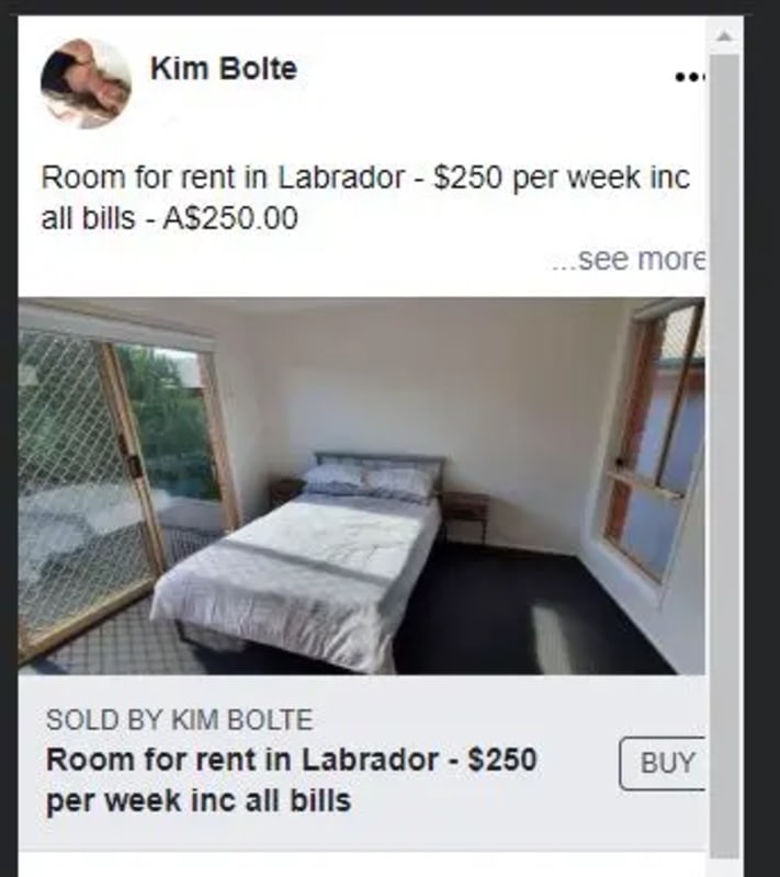 Room for Rent in Labrador, Gold Coast 250, Furnis...