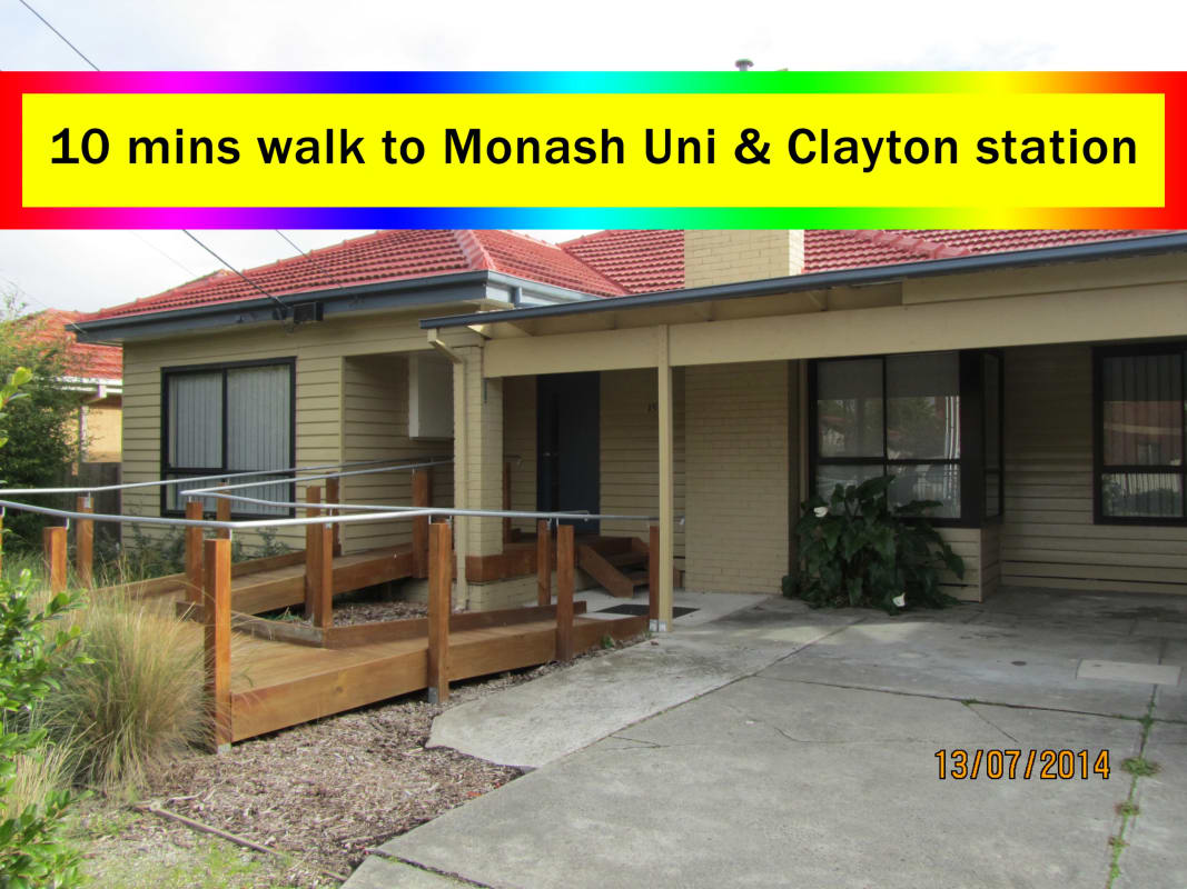 Student for Rent in Clayton, Melbourne...